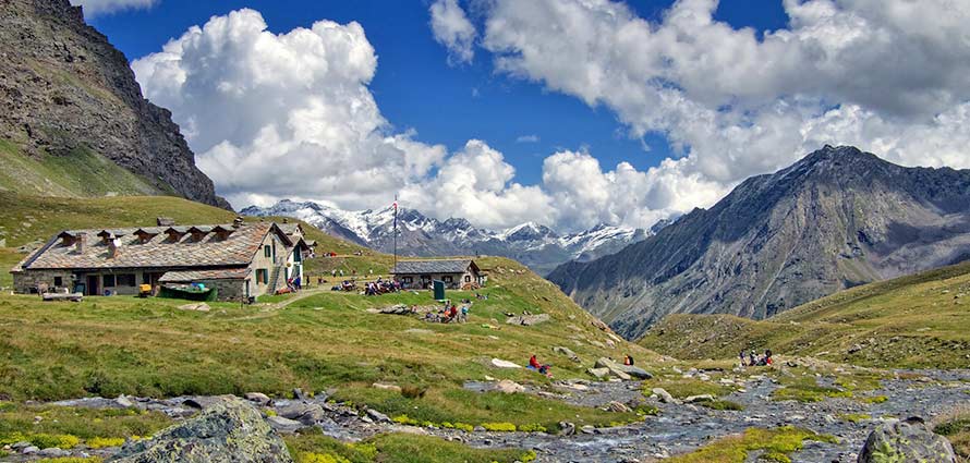 Aostatal Berghütte
