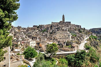 Basilikata - Ansicht von Matera 