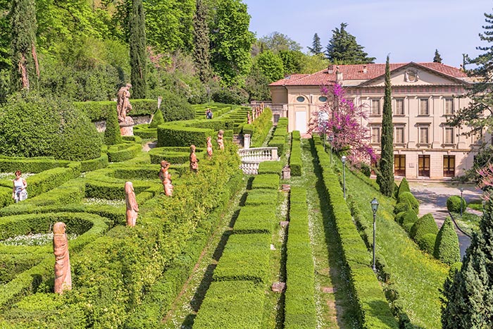 Bologna - Garten der Villa Spada 