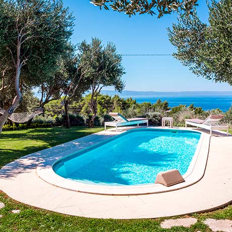Ferienhaus mit Pool in Italien