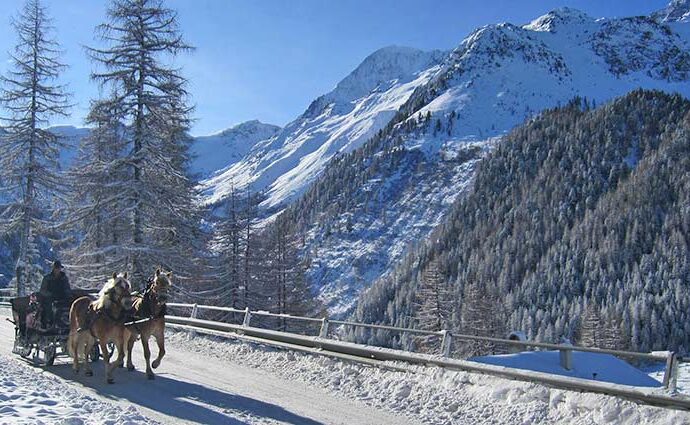 Ortler Skirarena - Kutschfahrt im Winterurlaub