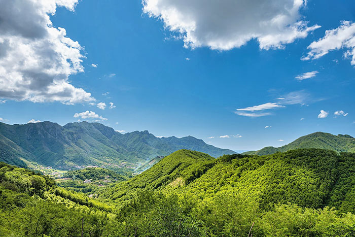 Milchberge nahe Pompei 