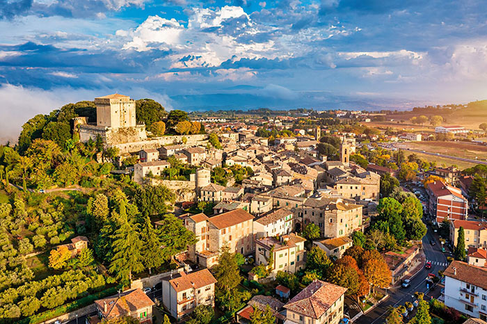 Panorama von Sarteano Panorama von Sarteano