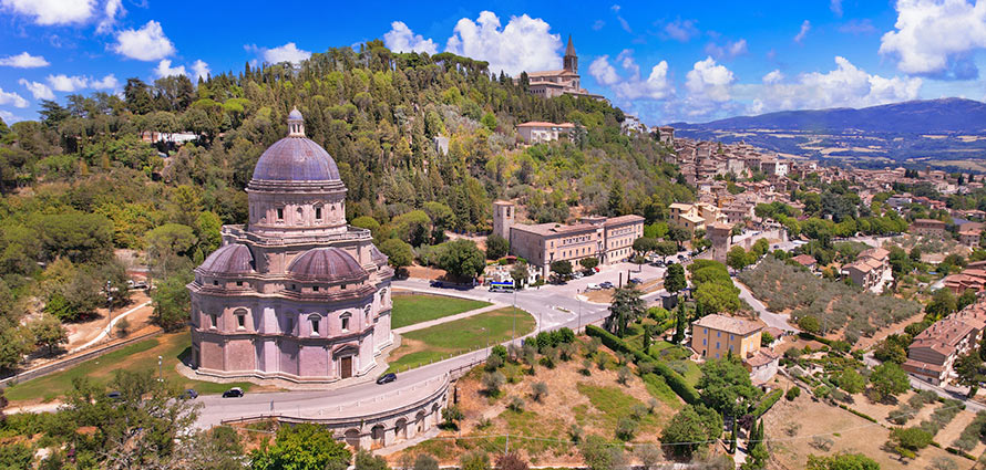 Panoramablick von Todi
