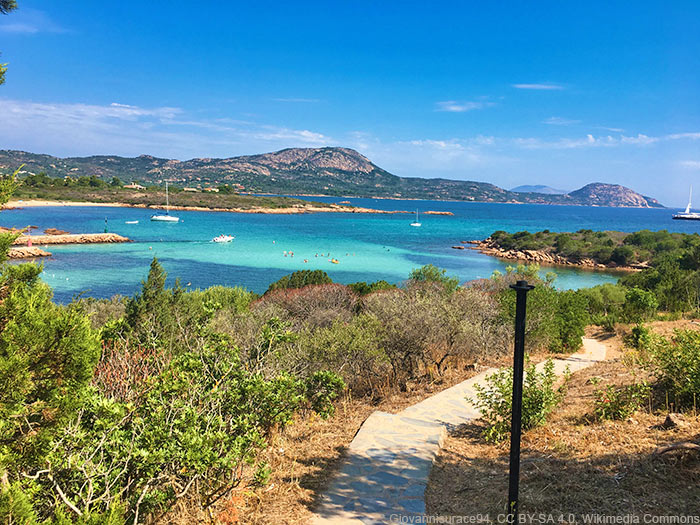 Olbia Strand und Bucht