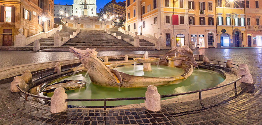 Barcaccia-Brunnen