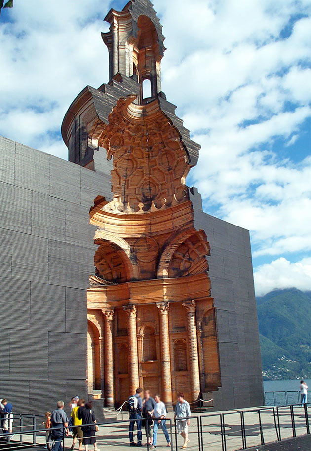 Kirche San Carlo alle Quattro Fontane - Modell der Kirche in Lugano