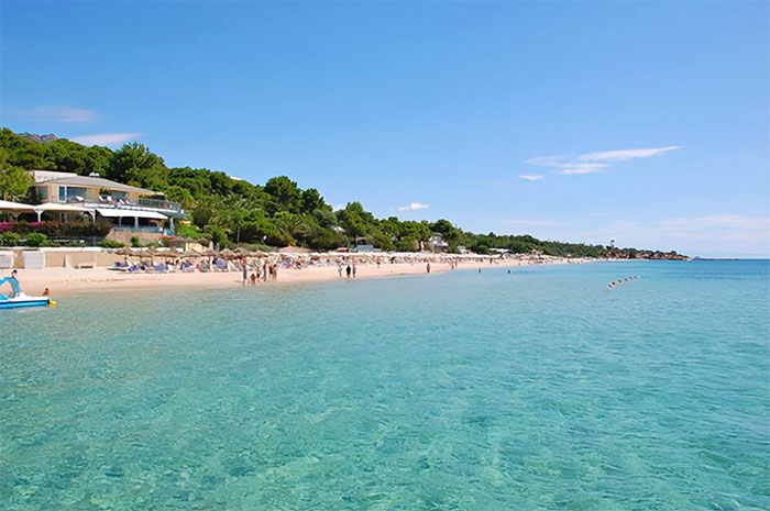 Badestrand von Santa Margherita di Pula Badestrand von Santa Margherita di Pula