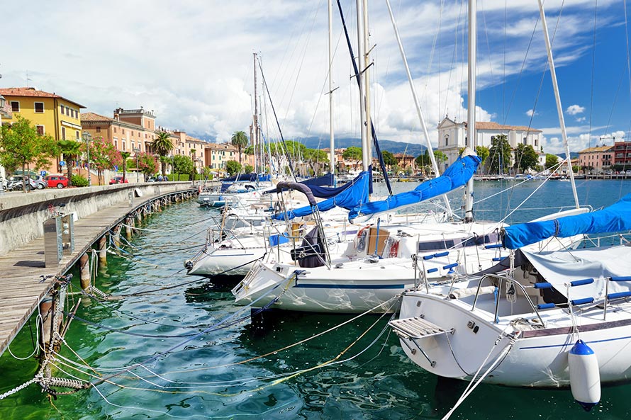 Hafen von Toscolano-Maderno