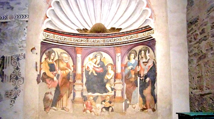 Kathedrale von Aosta - Fresko
