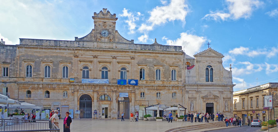 Piazza della Libertà in Ostuni