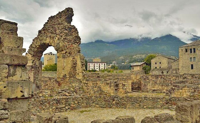 Römisches Theater in Aosta