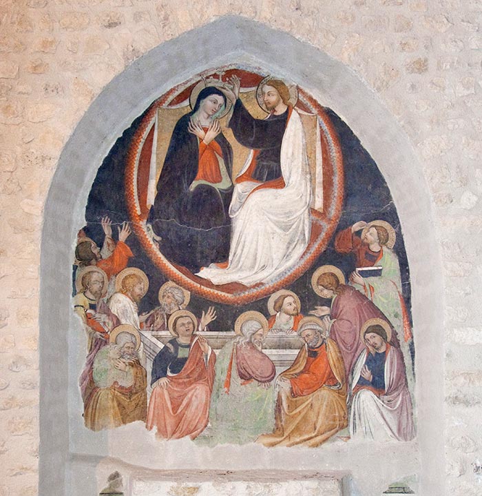 Santa Maria di Collemaggio - Fresko 