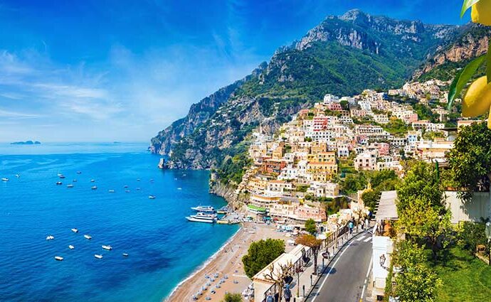 Amalfiküste - Positano mit Zitronen