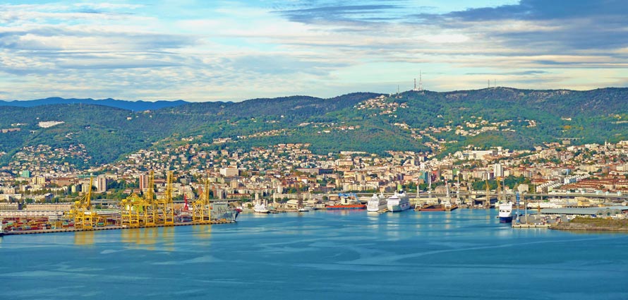 Hafen von Triest