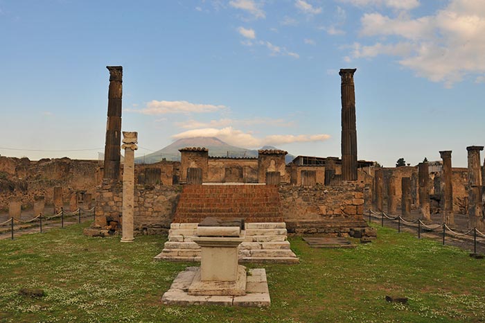 Pompej des Apollon Tempel