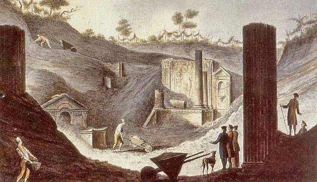 Pompeji - Ausgrabung