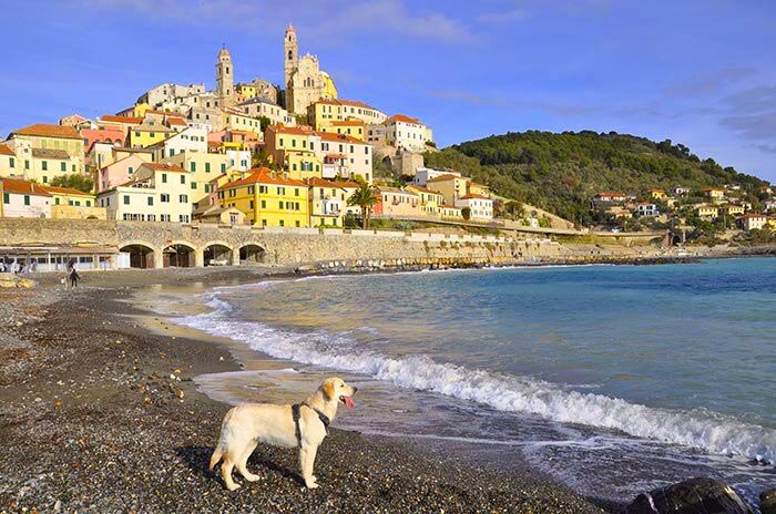 Strand an der Ponte Riviera 