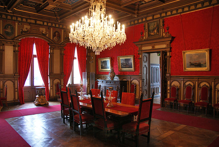 Schloss Miramare - Innenraum 