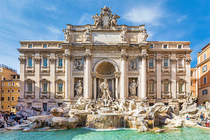 Trevi-Brunnen in Rom Trevi-Brunnen in Rom