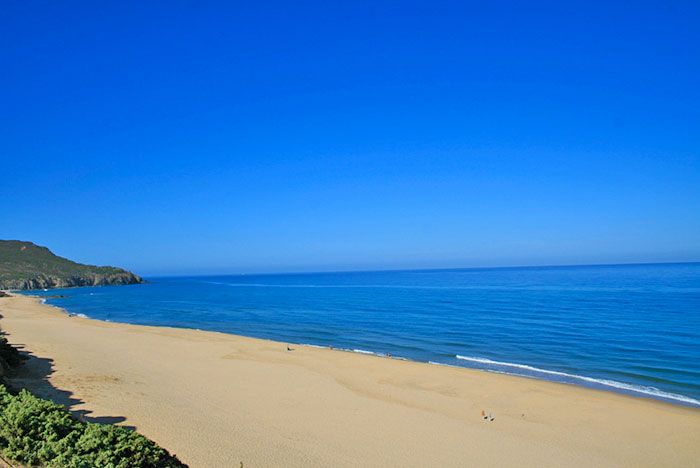 Costa Verde - Strand von Scivu