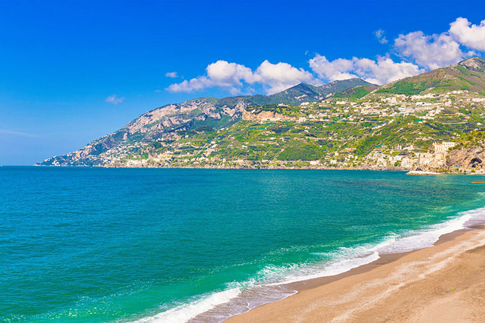 Strand von Maiori Strand von Maiori