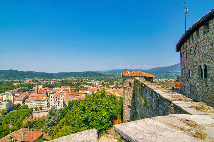 Panoramablick über Görz Panoramablick über Görz