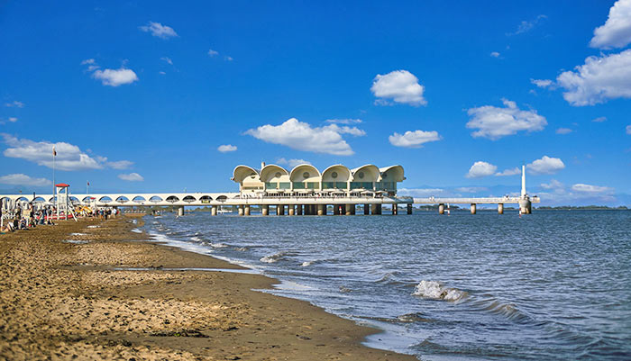 Strand in Friaul-Julisch Venetien - Lignano Sabbiadoro Strand in Friaul-Julisch Venetien - Lignano Sabbiadoro
