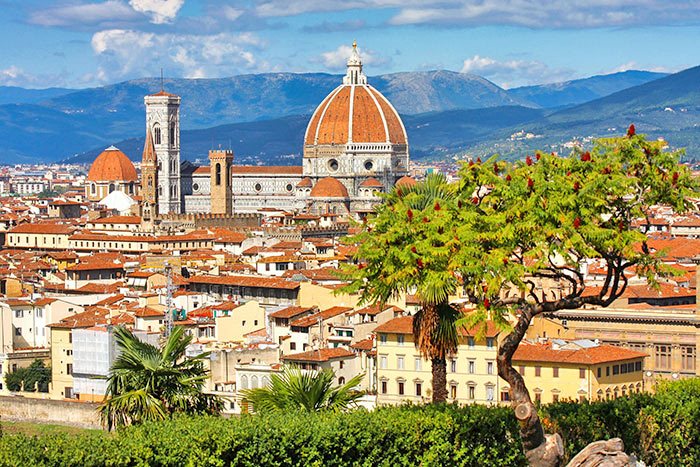 Panorama von Florenz in der Toskana Panorama von Florenz
