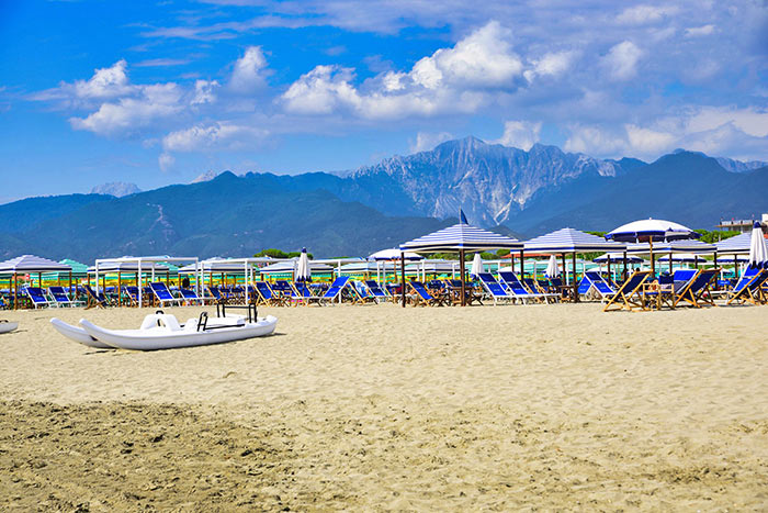 Strand von Forte dei Marmi Strand von Forte dei Marmi