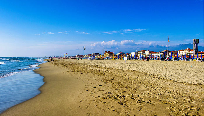 Strand von Viareggio Strand von Viareggio