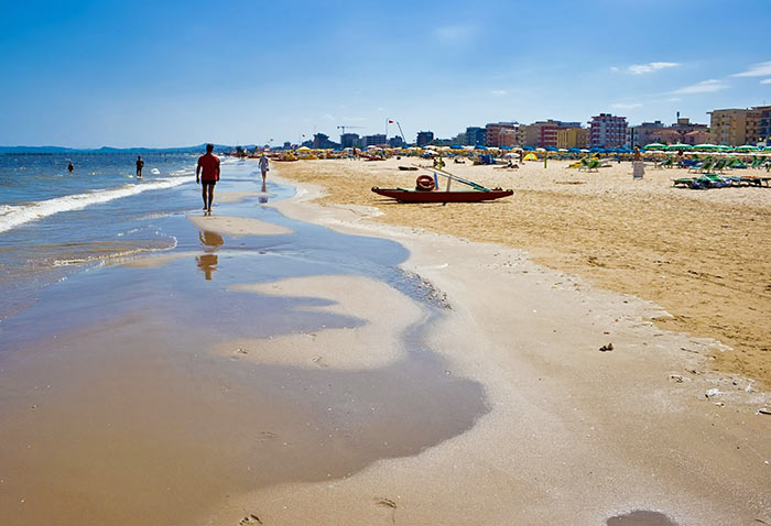 Strand in Rimini Strand in Rimini