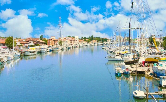 Porto Garibaldi Hafenkanal