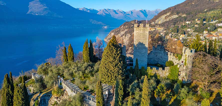 Castello di Vezio Comer See Castello di Vezia Comer See