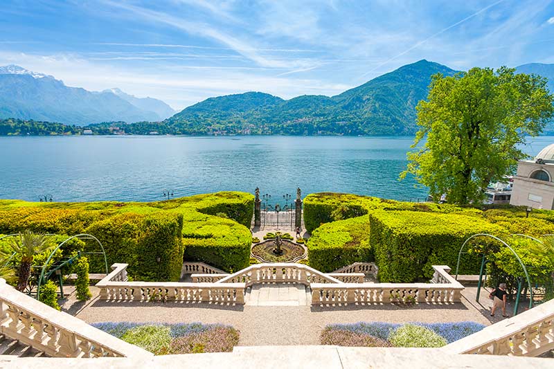 Villa Carlotta - Blick auf den Comer See